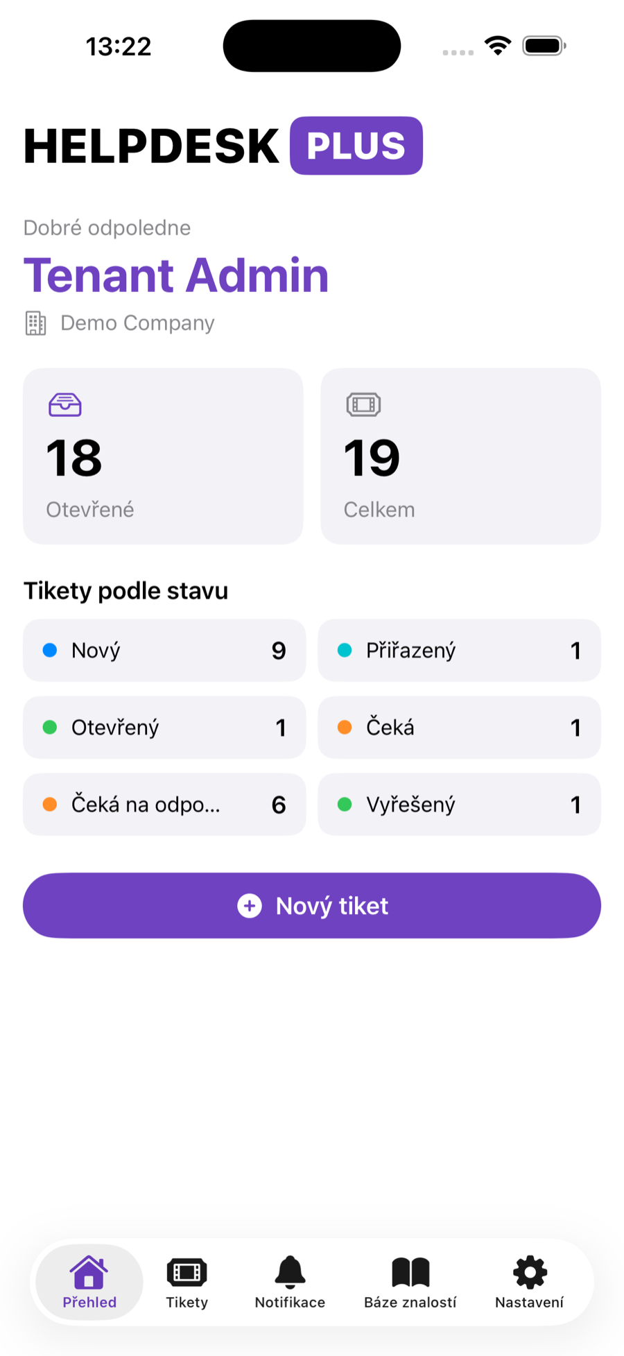 Helpdesk, který máte vždy u sebe.